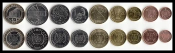 Mozambikas 9pieces/ Set UNC originalios Monetos gife 2006 m. leidimas Ne išplatintas