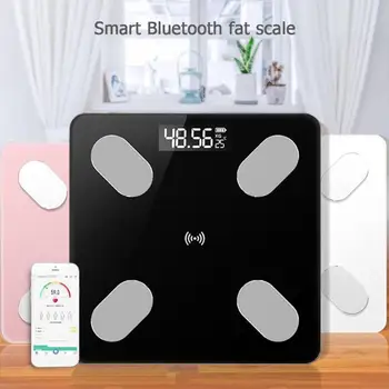 0,1 kg -180kg Vonios Svarstyklės Kūno Riebalų Skalė LCD Digital Smart Balso 