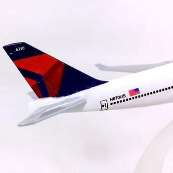 1:400 Masto 16cm ORO Amerikos DELTA Airways Metalo Plokštumos Modelis 