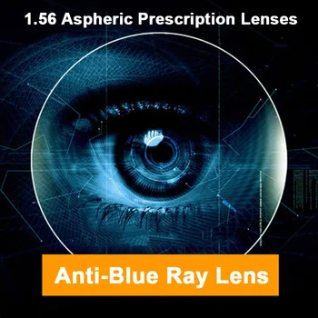 1.56 Anti-Blue Ray Bendrą Viziją, Vyrai ir Moterys, Optinių Lęšių Receptą Regėjimo Korekcijos Lęšiai, skirti Skaitmeniniai Įrenginiai
