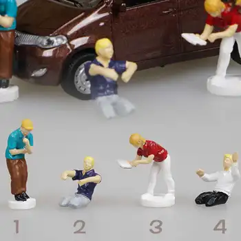 1:64 PVC Vairuotojo Praeivių Modelis Žmonių Scena Modeliavimas Nustatyti Veiksmų Žaislas Skaičius Vaikų Žaislas Grupė Dovana