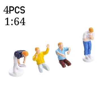 1:64 PVC Vairuotojo Praeivių Modelis Žmonių Scena Modeliavimas Nustatyti Veiksmų Žaislas Skaičius Vaikų Žaislas Grupė Dovana