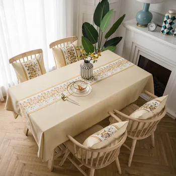 1 gabalas kaimiškas stilius staltiesės, stačiakampio skalbti valgomojo stalas, virtuvės, valgomojo stalas, tekstilės staltiesė namų puošybai 140