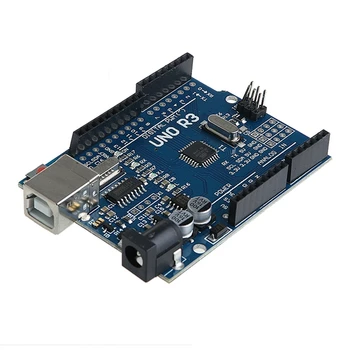1 Komplektas Starter Kit UNO R3 Mini Breadboard LED Jumper Wire Mygtuką Arduino