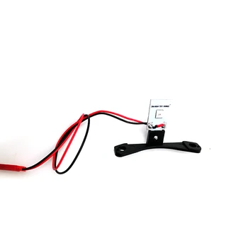 1 Pora Raudonas LED Demonas Akių Projektoriaus Objektyvas Žibintai Įrengti Automobilių Šviesos Priedai