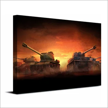 1 vnt Drobė Meno Tapybos Drobės World of Tanks HD Spausdinami Namų Dekoro Sienos Plakatas Sieninės Nuotraukas Kambarį XA1513D
