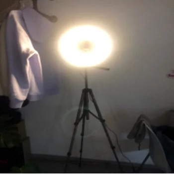 10 Colių Selfie Šviesos Žiedas su 50 Colių Trikojis Stovas ir Telefono Laikiklis, skirtas Makiažas Live Stream, LED Kameros Žiedas Lemputė su Nuotolinio Shu