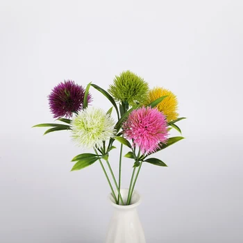10 vienetų pigūs netikrų plastikinių gėlių daigai, Kiaulpienės vazos, namų dekoravimo reikmenys vestuvių dekoratyvinis dirbtinės gėlės