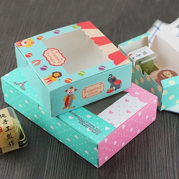100 Vnt Kraft Popieriaus Dėžės Pakavimui Cupcake Dovanų Dėžutėje Rožinis Langas Gėlių Vestuvių Langelį Tortas, Saldainiai Slapukus Žaislas Partija Pasisako