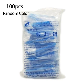 100 Vnt./pak Vienkartiniai Plastikiniai Pincetu Nustatyti Rankinių Įrankių Rinkinys Atsitiktinių spalvų Whosale&DropShip