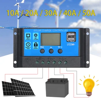 100W 18V Saulės baterijų Modulis Rinkinys Aukšto Efektyvumo IP65 su 10/20/30/40/50A Saulės Įkrovimo Valdiklis, skirtas RV Automobilių Akumuliatoriai Valčių Charg