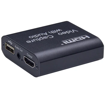 1080P 4K HDMI Vaizdo Fiksavimo Įrenginį HDMI USB 3.0 Filmavimo Kortelę su 3,5 mm Stereo garsas PC OBS Live Transliacijos