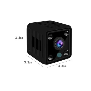 1080P MINI wifi kamera P2P micro stebėjimo kamera Judesio Detectio 128G Micro TF Kortelės Saugojimo, VAIZDO Stebėjimo Kameros wifi