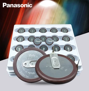 10pc Panasonic Originalus VL2020 3V 20mAh monetos tipo įkraunamas 90 laipsnių filė ličio mygtuką cell baterijos