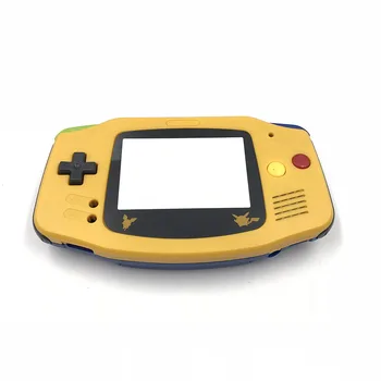 10SETS Viršutinė Geltona Apačioje Mėlynos spalvos Korpusas su Lukštais Mygtuką Dalys Gameboy Advance GBA Remontas