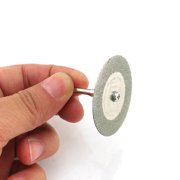 10vnt 50mm deimantinis pjovimo diskas dremel įrankiai, priedai deimantų šlifavimo ratas rotacinis įrankis mini diskinis pjūklas bladea brasive