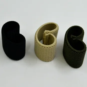 10vnt elastinga diržo kilpos uodega, apkabos, nailono žiedu kablio formos apkabos juostos rišimo priedų