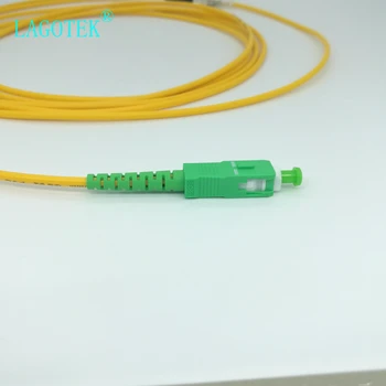 10VNT/maišą SC APC 3M Ryšio režimas, fiber optic patch cord Laidas SC APC 2.0 mm arba 3.0 mm FTTH šviesolaidžio jumper kabelis