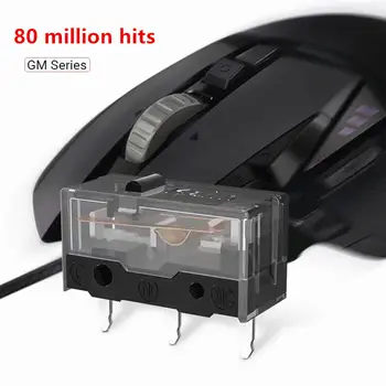 10vnt Naujas produktas Kailh mikro jungiklis GM8.0 Esports Pelės Micro Swicth kompiuterio pelės kairįjį mygtuką dešinėje 80 Milijonų Spustelėkite Gyvenime