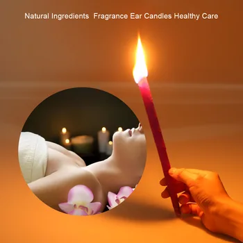 10vnt/Set Ear Cleaner Ausies Žvakės ausų sierą Šalinimas, Aromatas, Žvakės, Natūralūs Ingredientai Ausies kūgio supylimo Gydymo Sveikatos Priežiūros Priemonė