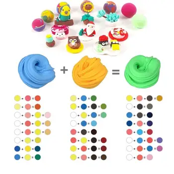 12 spalvų Oro Sauso Molio žaislai 