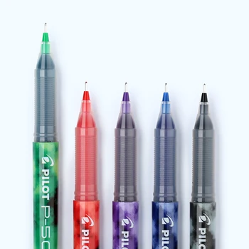 12Pcs Pilotas gelio rašiklis BL-P500 / BL-P700 didelės talpos adata pen patarimas 0,5 mm / 0,7 mm studentų raštu biuro, su parašu pen