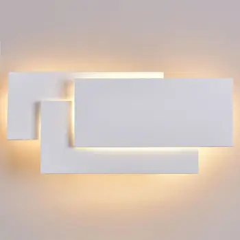 12W LED Sienos Sconces Apšvietimas, Interjeras Sienos Lempos Šiuolaikinio Montuojamas Lempa Su Aliuminio Korpuso Patalpų Miegamasis Karšto Šviesos