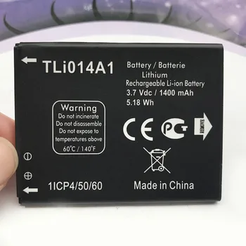 1400mAh Pakeitimo TLi014A1 CAB31P0000C1 Baterija Alcatel One Touch PIXI 2 4014D Išmanųjį telefoną Batterie Batterij
