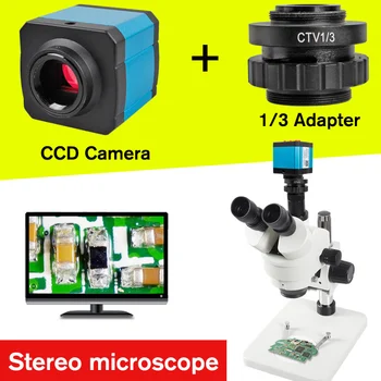 16MP 6K HD skaitmeninė vaizdo Kamera, Nuotolinio valdymo USB HDMI sąsaja+1/2or1/3 adapteris Tinka stereo biologinis mikroskopas