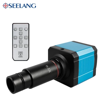 16MP 6K HD skaitmeninė vaizdo Kamera, Nuotolinio valdymo USB HDMI sąsaja+1/2or1/3 adapteris Tinka stereo biologinis mikroskopas