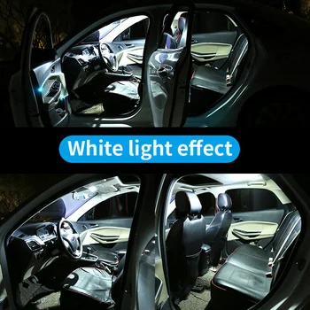 17pcs Balta Lemputė LED Automobilių Šviesos Interjero Rinkinys 2011-2016 Honda Odyssey Žemėlapis Dome Kamieno Daiktadėžė Lempos