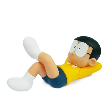 18cm Doraemon Nobita Nobi Veiksmų Skaičiai Anime Nobita Vinilo Kolekcionuojamos Lėlės PVC Automobilių Deco paveikslas Modelis, Vaikų Žaislas Kawaii Žaislai