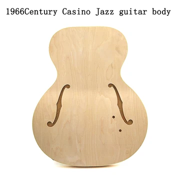 1966 m. a. Kazino džiazo gitara su klevo faneros nugaros pusėje plokštės