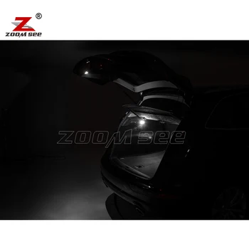 19pc X canbus LED lemputė, Salono Apšvietimas, Kit + Kosmetinis veidrodėlis + Priekiniai priešrūkiniai + Galiniai žemėlapio lemputė Audi Q7 4L Sportas (2005-)
