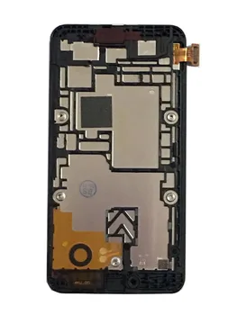 1PC/Daug 4.0 colių Nokia Lumia 530 N530 Su Rėmo LCD Ekranas+Touch Ekranas skaitmeninis keitiklis Asamblėjos Juoda Spalva su kit