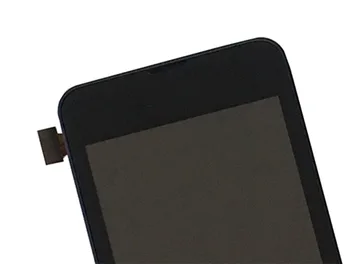 1PC/Daug 4.0 colių Nokia Lumia 530 N530 Su Rėmo LCD Ekranas+Touch Ekranas skaitmeninis keitiklis Asamblėjos Juoda Spalva su kit