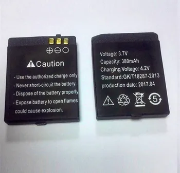 1PCS/Daug įkraunamas Li-ion Y1 Baterija 3.7 V 380MAH Smart Žiūrėti Akumuliatoriaus Bateriją tik 