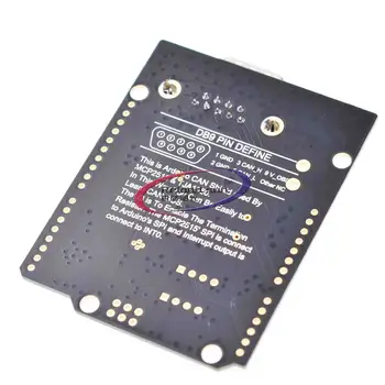 1Pcs MCP2515 Gali Autobusų Shield Valdybos Modulis SUB-D Jungtį Standartas UART IIC SPI LED Indikatorius, duomenų Valdytojas GALI 4.8-5.2 V Arduino