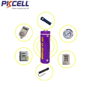 1PCS PKCELL 1800mAh 3,6 V ER14505M AA LiSCLO2 Baterijos Maitinimo Tipo Ličio Baterijas, Signalų ar saugumo įranga
