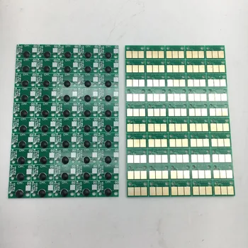 (1set=4pcs) Kopijuoklis Dalys Būgno bloko nustatymas iš Naujo Lustų DR-512, Skirtas Konica Minolta Bizhub C224 C284 C364 C454 C554 Tonerio Chip Resetter