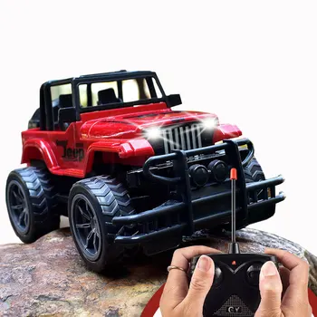 1：24 Rc Automobilių vaikiškas Žaislas Didelis Varantys Remote Control Off-road Transporto priemonė Jeep Lenktynės Keturių krypčių Nuotolinio Valdymo Automobilio Žaislus Berniukui Dovana