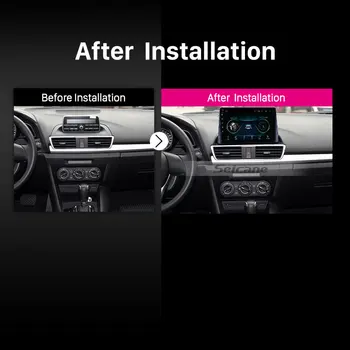 2 GB RAM, 32 GB ROM Android 8.1 2Din Automobilio Multimedijos Grotuvas GPS Mazda 3 Axela 2013-2018 m. paramos SWC OBD wifi Veidrodis Nuorodą