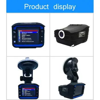 2 In 1 Stabdžių Lazerio Automobilių Radaro Detektorius Brūkšnys Cam Automobilių DVR Kamera, Diktofonas 140 Laipsnis Dashcam HD 720P anglų Ir rusų Balso