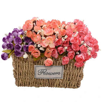 2 Puokštės Dirbtinių Gėlių Puokštė Šilko Rožės Pumpuras, Vestuvių Gimtadienio Namo, Sodo Dekoro Camellia Žiedų 