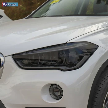 2 Vnt Automobilių Žibintų Apsauginės Plėvelės Žibintai Skaidrūs Juodi TPU Lipdukas BMW X1 F48-Dabartinė 2020 Priedai
