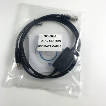 2 vnt Universalios Naujos USB duomenų perkėlimo kabelis su Win7/Win8/Win10 sistema Sokkia Topcon Pietų Stonex Gowin iš Viso Stotys
