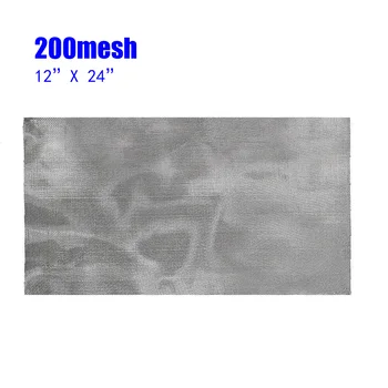 200 Mesh 75 Micro N 304 Nerūdijančio Plieno, Baudos Žiedadulkių Sausas Ledas Ekrano 12x24