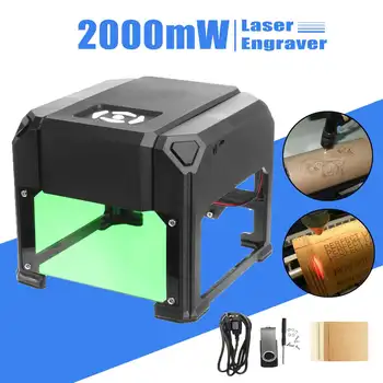2000/3000mW USB Desktop Laser Cutting Machine 