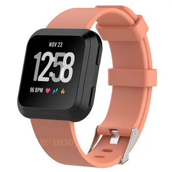 200pcs Už Fitbit Atvirkščiai Apyrankė ant Riešo Dirželis Smart Watch Band Dirželis, Minkštas Watchband Pakeitimo Smartwatch Grupė
