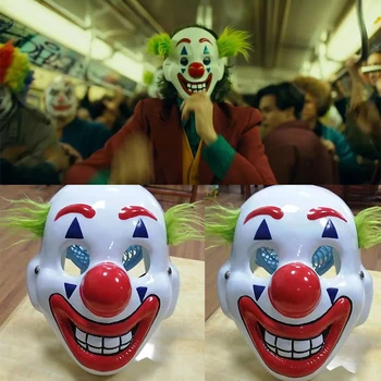 2019 Joker Kaukė Joaquin Phoenix Arthur Fleck PVC Kaukės helovyno Cosplay Filmą Prop